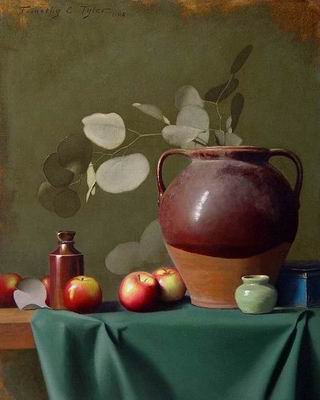 Still life oil painting