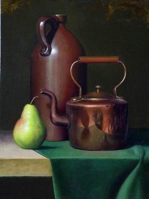 Still life oil painting