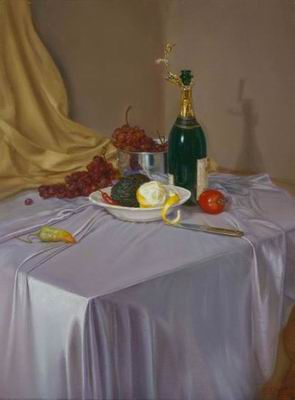 Still life oil painting