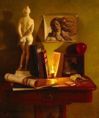 Still life oil painting