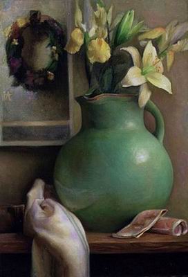 Still life oil painting