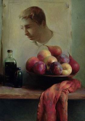 Still life oil painting