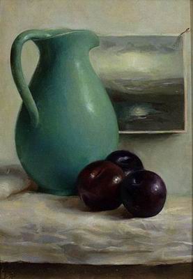 Still life oil painting