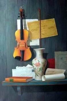 Still life oil painting