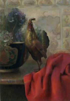 Still life oil painting