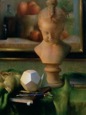 Still life oil painting