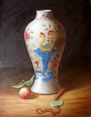 Still life oil painting