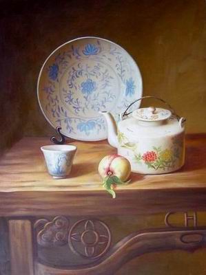 Still life oil painting