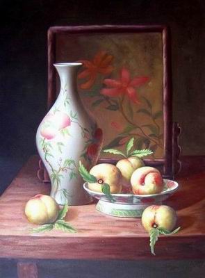 Still life oil painting