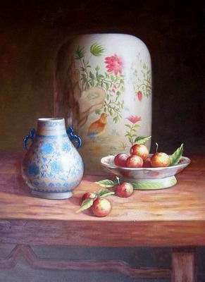 Still life oil painting