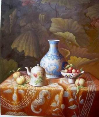 Still life oil painting