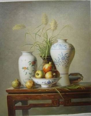 Still life oil painting