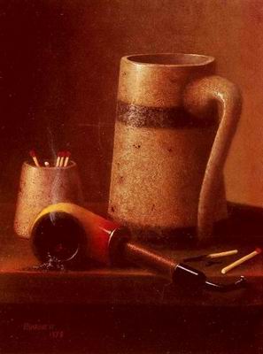 Still life oil painting