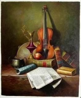 Still life oil painting