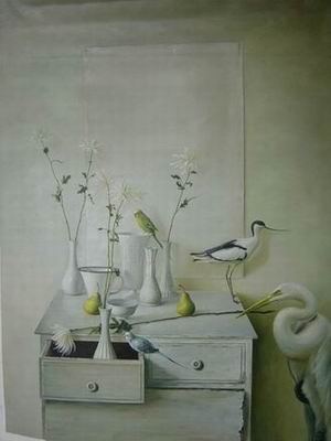 Still life oil painting