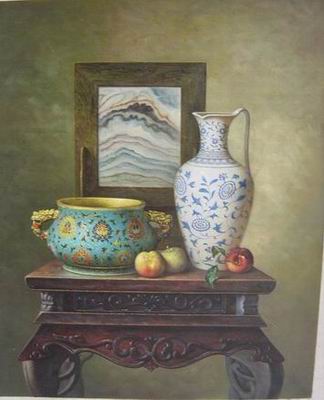 Still life oil painting