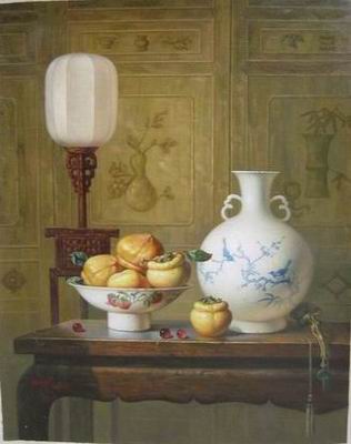 Still life oil painting