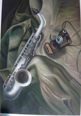 Still life oil painting