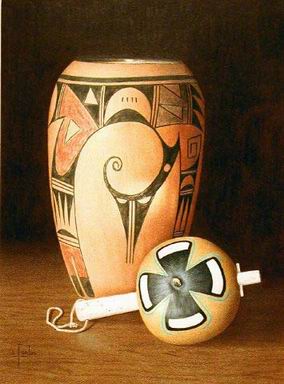 Still life oil painting