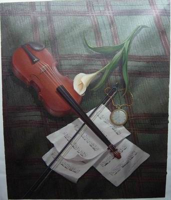 Still life oil painting