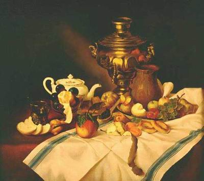 Still life oil painting