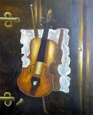 Still life oil painting