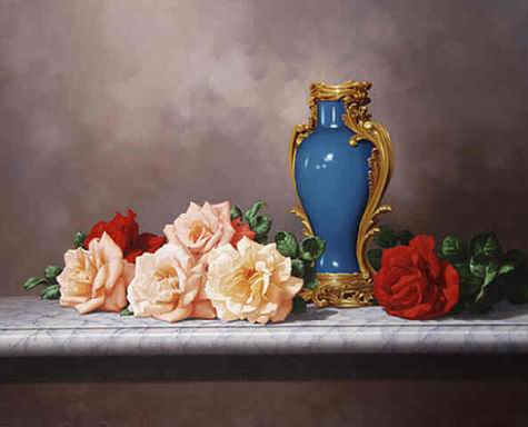 Still life oil painting