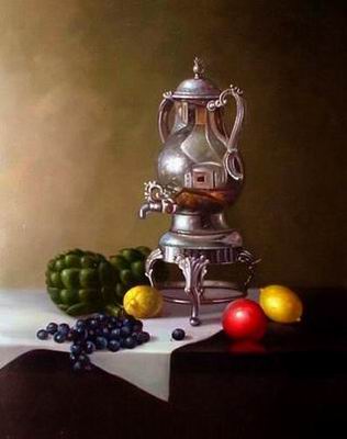 Still life oil painting
