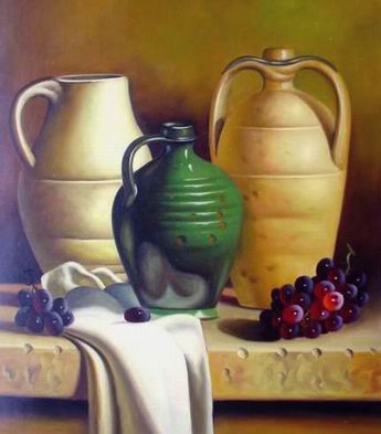 Still life oil painting
