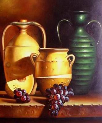 Still life oil painting