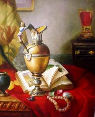 Still life oil painting