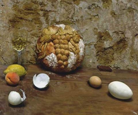 Still life oil painting