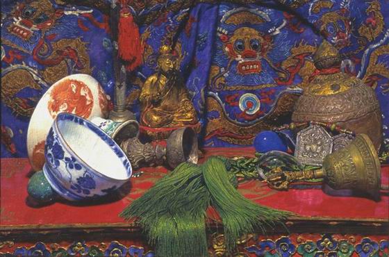 Still life oil painting