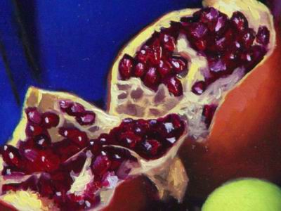 Still life oil painting