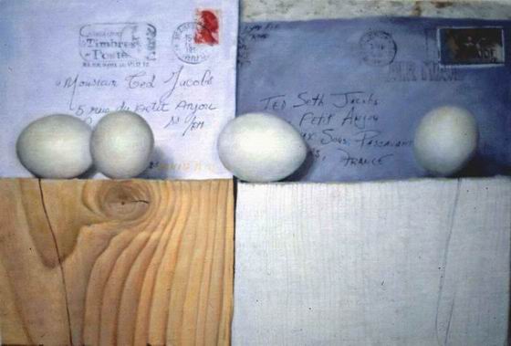 Still life oil painting