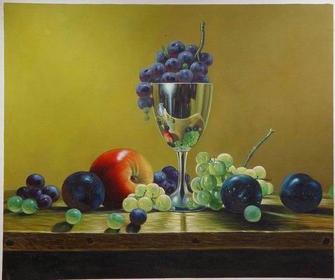 Still life oil painting
