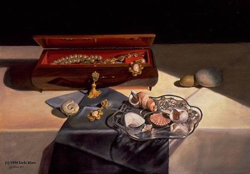 Still life oil painting