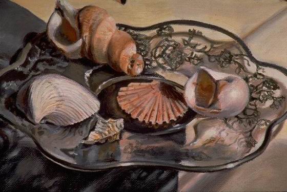 Still life oil painting