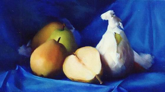 Still life oil painting