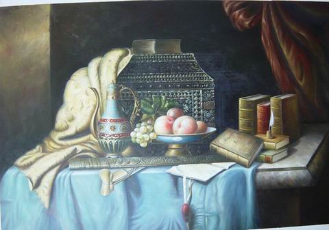 Still life oil painting
