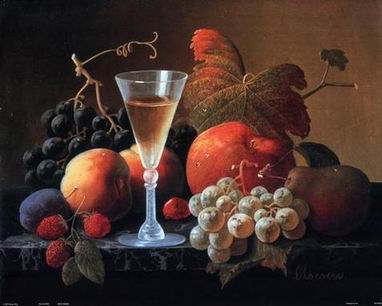 Still life oil painting