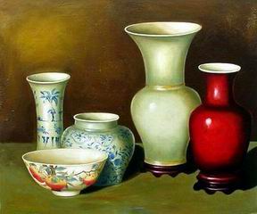 Still life oil painting