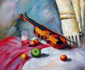 Still life oil painting