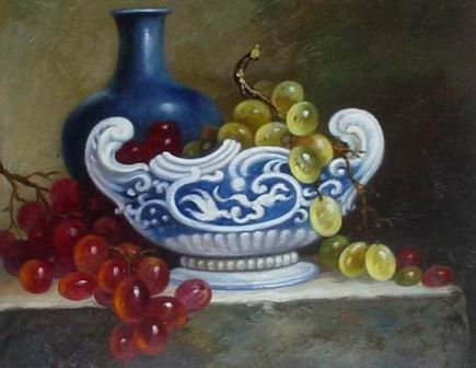 Still life oil painting