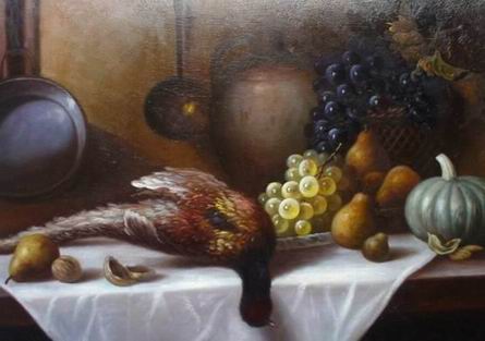 Still life oil painting