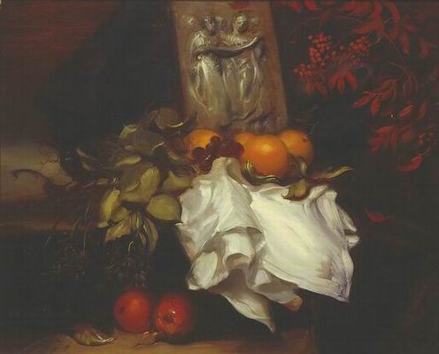 Still life oil painting