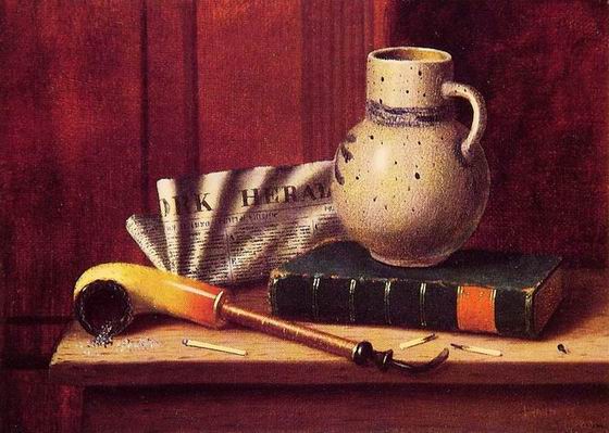 Still life oil painting