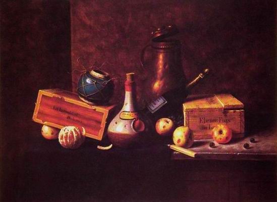 Still life oil painting