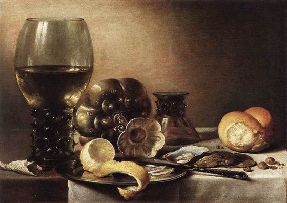 Still life oil painting