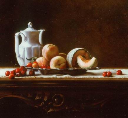 Still life oil painting